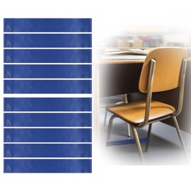 10 Pcs Blue Chair Bands for Kids, Stretchy Rubber Bands for Kids with Fidgety Feet,Foot Bands for School Student Classroom Supply