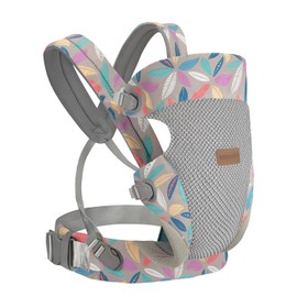 BABYPARK 3-in-1 Baby Carrier Newborn to Toddler - Ergonomic(7.5-45lbs),Cozy Baby Carrier，Enhanced Lumbar Support，Easily AdjustableLightweight & Breathable Child Carrier (Leaf)