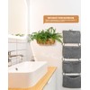 AceList Wall Hanging Basket, Boho Style Hand-Woven Hanging Storage Baskets