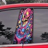 Blueshyhall B Pillars Sticker Car Skull Motif, Pack of 2