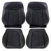 GXARTS Custom Color Front Seat Covers Replacement Leather/Cloth Fit for