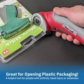 Hercules Cordless Electric Rotary Cutter, the Powerful and Versatile Electric Scissors Built for Cutting Fabric, Cardboard, Plastic, Leather, Vinyl, Carpet and Much More