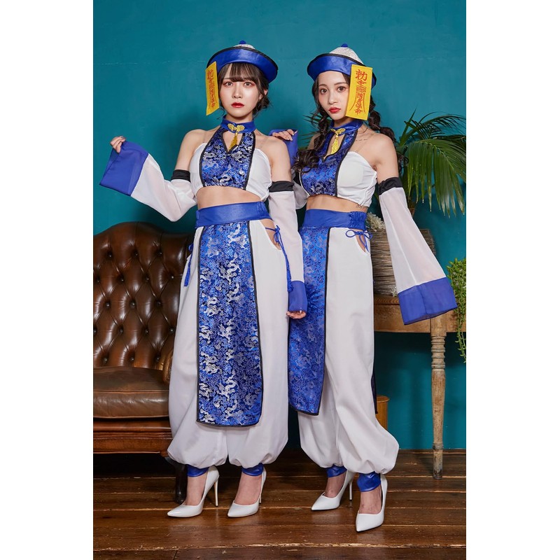 [Clear Stone] Oriental Blue Cool Kyonsi Women's Blue