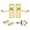 Carlisle Brass GK002EB/INTB Contract Victorian Scroll Latch Pack, 118 X