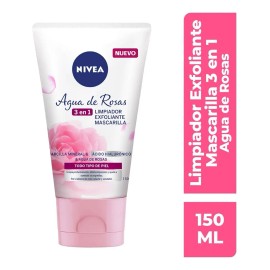 🔥 Nivea gel limpiador facial 3 en 1 con agua de rosas todo tipo de piel 150 ml  Vitaminas y Minerales