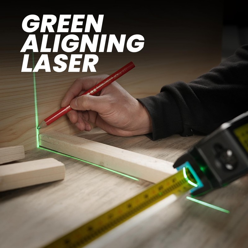 ACEGMET DTX10 Digital Tape Measure - Laser Measurement Tool &