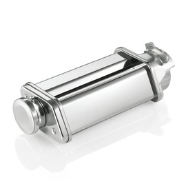 Bosch Pastawalze Lasagne MUZ5NV1, Pastawalze für Lasagne, Nudelplatten, Lasagne Nudelvorsatz, Pasta-Aufsatz, 8 Stärken, Edelstahl, passend für MUM 5 und MUM Serie 2, Silber
