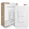 MOES Zigbee Smart Switches 2 Gang, No Neutral Wire, Require
