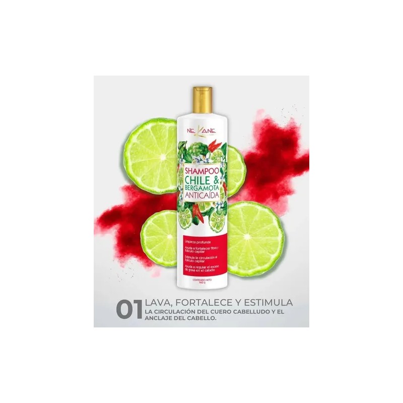 Shampoo Chile 960g Nekane Capilar (previene La Caida)