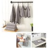 Yamfurga 6 Packs Classic Style Microfiber Kitchen Dish Cloth and