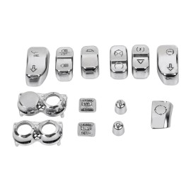 Unbranded Hand Control Switch Housing Button Cap For Harley Touring Electra Glide 14-2023