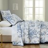 QuiltMuse Blue Quilts Queen Size - 100% Cotton Quilt Set