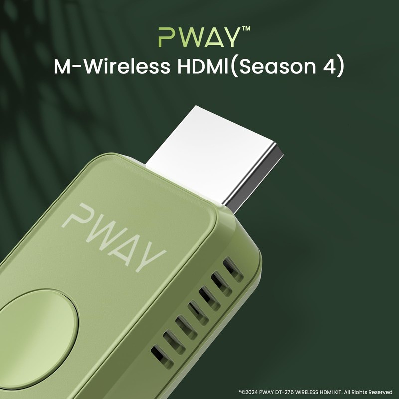 Wireless HDMI Transmitter and Receiver, Wireless HDMI 98FT/30M Kit, 4K