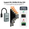 MAIWO M.2 NVMe to USB Adapter, USB C PCIe NVMe