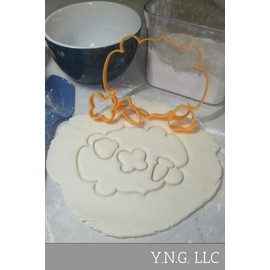 EASTER SPRING TIC TAC TOE 4 PC SET CARROT BUTTERFLY BUNNY PAW COOKIE CUTTER FONDANT BAKING TOOL USA PR674