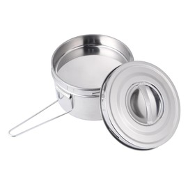 Zerodeko 1Pc Airtight Portable Stainless Steel Thicken Lunch Container with Removable for Separation for Adults at Work School Picnic