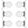 Bread, Bagel, or Chips Clips Set, White (6-Count)