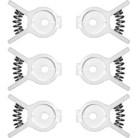 Bread, Bagel, or Chips Clips Set, White (6-Count)