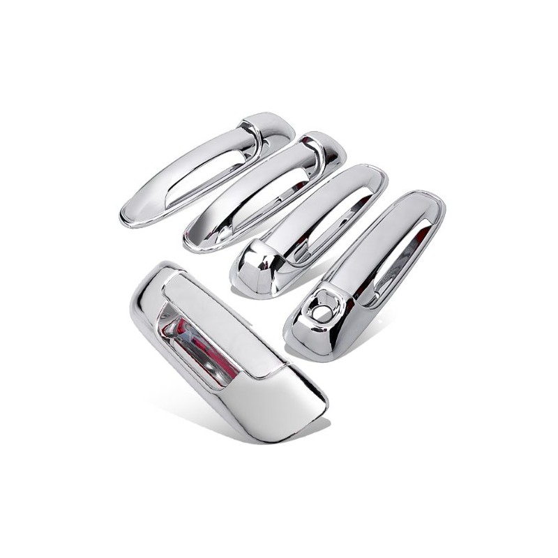 99Parts Chrome Side Door Handle and Rear Tailgate Add-on Cover