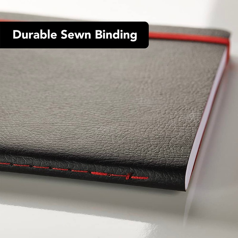 Black n' Red A6 Soft Cover Journal - Ruled with