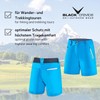 Black Crevice Women's Short Classic Shorts, pink/steel blue