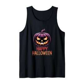 Happy Creepy Spooky Design Lantern Jack Kürbis Ideal For Tank Top