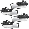 Door Handles Inside Interior Chrome Left & Right Pair Set