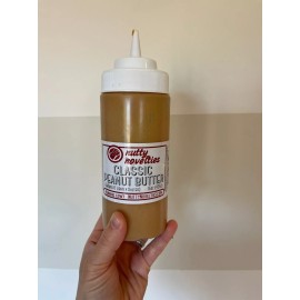 Nutty Novelties Peanut Butter and Nut Butters Squeeze Tube, All Natural,  Locally made in PA - Classic PB