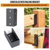 WOCEPU Deck Railing Connectors for 2"x4" (Actual 1.5"x3.5") Railing Wood