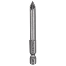 HARFINGTON PZ1 Screwdriver Bit 1/4" Hex Shank 65mm/2.56" Length Magnetic Phillips Slotted Hex Bits S2 Steel Screw Driver Bit Industrial Grade Electric Hexagon Drill Bits
