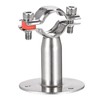 sourcing map Wall Mount Ceiling Mount Pipe Support, 304 Stainless