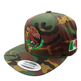 Mexico Shield and Flag caps (FlatCamoFullColor)