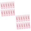 VILLFUL 5 Packs Shower Photo Clips Clothespins for Gender Reveal