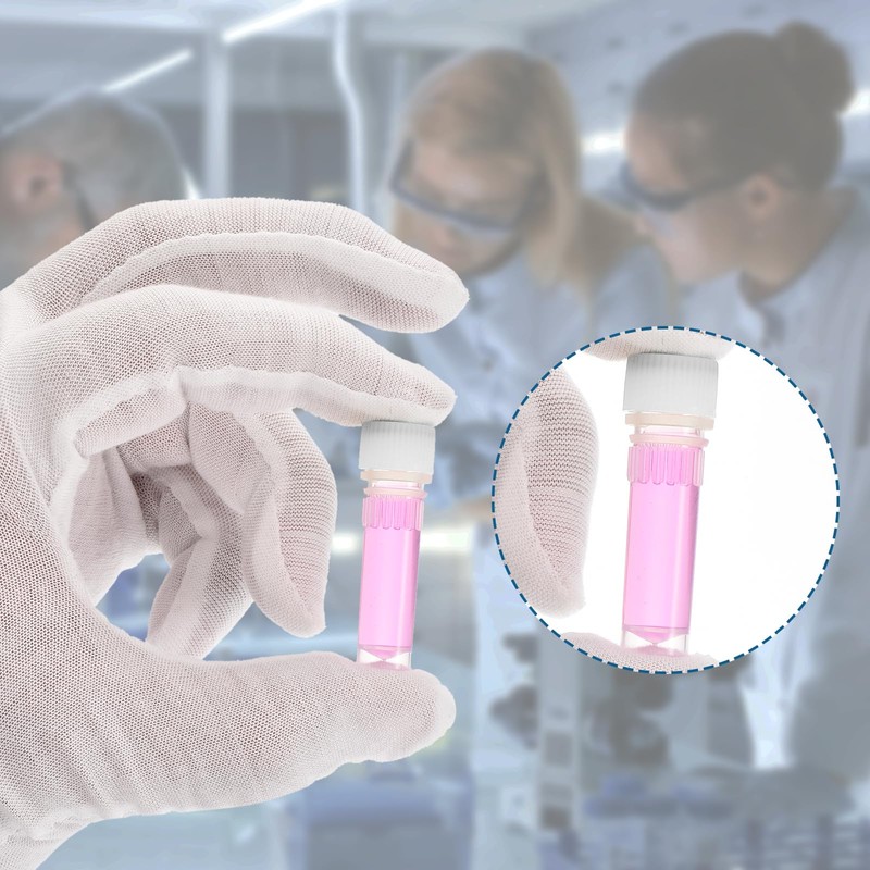 PATIKIL 1.0ml Plastic Low Temperature Vial 64pcs Low Temperature Storage