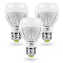 SANSI 1Pack/3Pack LED Plant Grow Light Bulb 150W Equiv Full Spectrum 10W E26 Grow Lamp - 3