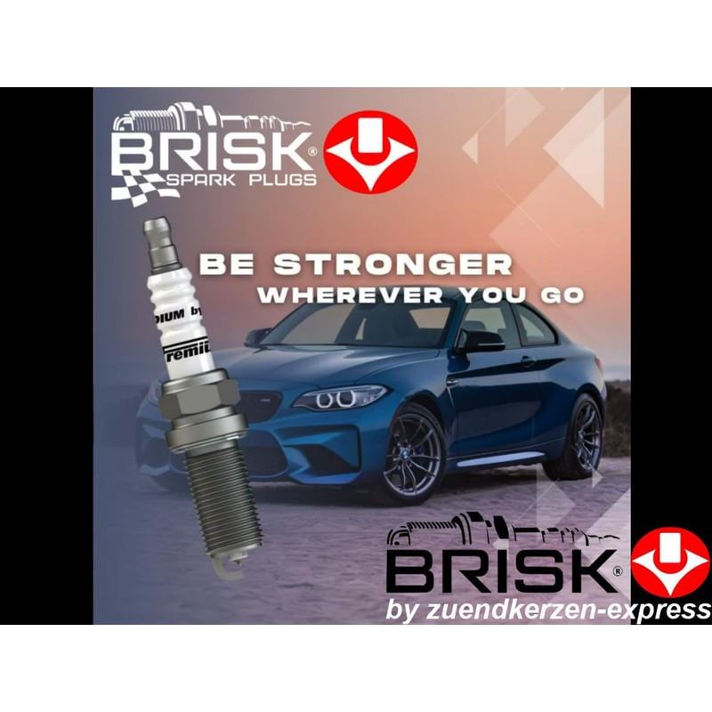 BRISK Iridium Premium+ Plus P44 QOR14YIR-1 2099 Spark Plugs (Pack