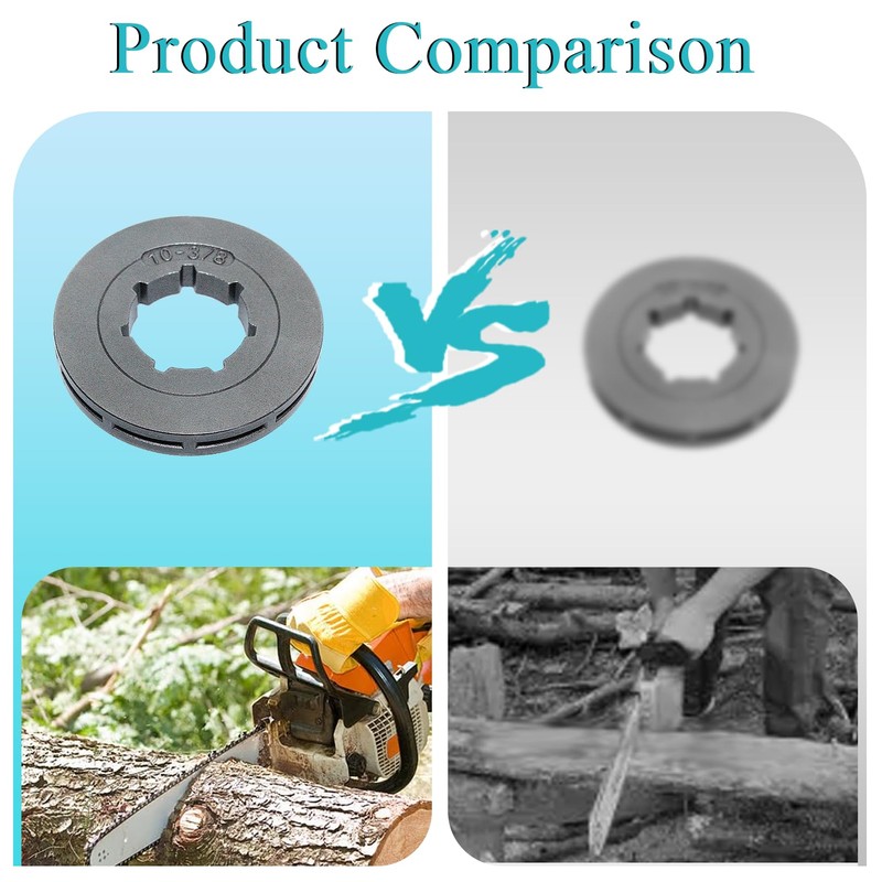 Atunee 3/8" Pitch 10 Teeth Chainsaw Rim Sprocket for Stihl