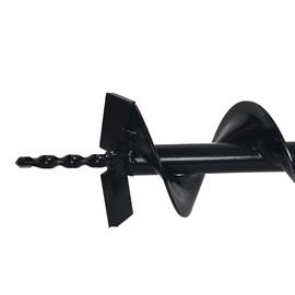 XtremepowerUS 81100 Auger Bit 10" For Post Holes Replacement Earth Digger Planting Drill