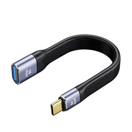 WITRN USB C Male to USB Female Adapter Cable 6Inch, 10Gbps Cable Short, USB3.1 Gen 2 Type C to Type A Fast Charging, Short USB C Charger for MacBook, Laptop, Dock Station