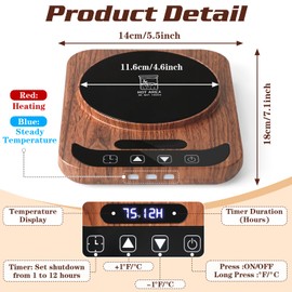 Sourdough Starter Warmer, Upgrade Warming Heating Pad for Sour Dough Starter, Sourdough Warmer, Precise 1°F Thermostat Control (70-110°F), Perfect for Sourdough Fermentation & Home Baking