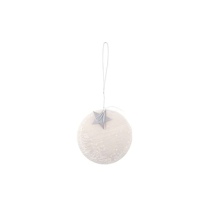 Räder [W] Circle Ornament, Set of 2, Silver, Diameter: 16
