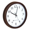 Bjerg Instruments Modern 12" Steel Enclosure Silent Wall Clock with