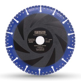 DT-DIATOOL Diamond Saw Blade 7 Inch / 180mm Multi Purpose Cut-Off Wheel for Reinforced Concrete Steel Pipe Rebar Iron PVC All Tough Materials
