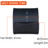YoiYee Black Heat Shrink Tubing 25mm Diameter 2:1 Shrink Ratio