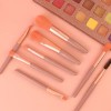 휴대용 메이크업 8종 화장 파우치 세트 여행용 브러쉬 [민트] Portable