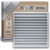 Fits 24x24 Wall Opening Anodized Aluminum Exterior Wall Vent by