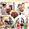 Tetutor 180pcs Waterproof Flower Wrapping Paper Kit, 20 Sheets Floral