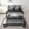 Feelyou Grey Western Bed in a Bag Twin Size Wild