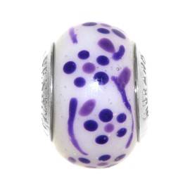 Venetiaurum - Charm-Anhänger aus Original-Muranoglas und Silber 925 - Schmuck"Made in Italy“