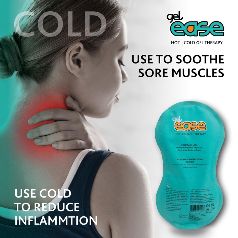 Gel Ease Impacco Gel Caldo e Freddo, Sollievo dal Dolore